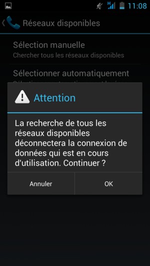Sélectionnez OK