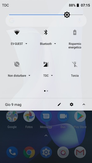 Disattiva Wi-Fi e Bluetooth