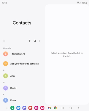 Select the Menu button