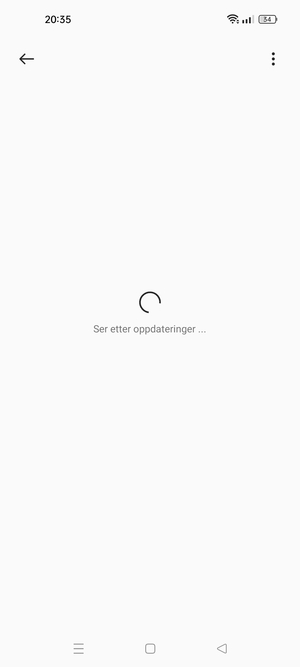 Vent til søket er ferdig