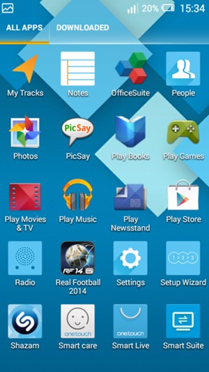Scroll to and select Settings