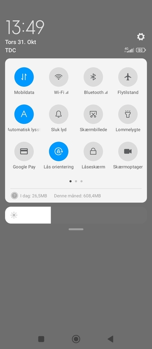 Swipe til venstre