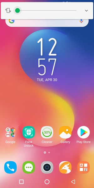Continue to press for vibration mode, which is approved with a short vibration