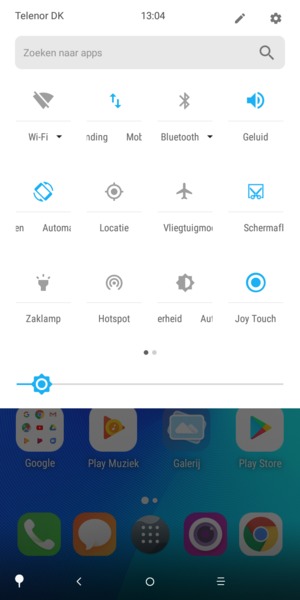 Selecteer de Instellingen knop