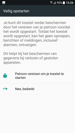 Selecteer uw voorkeursoptie