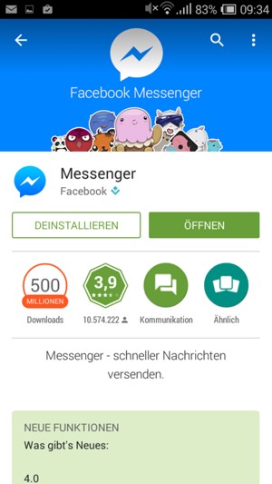Wählen Sie ÖFFNEN