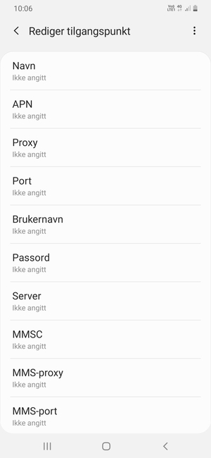 Skriv inn MMS-informasjon