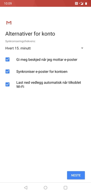 Velg Neste