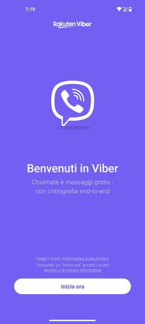 L'app è pronta per l'uso