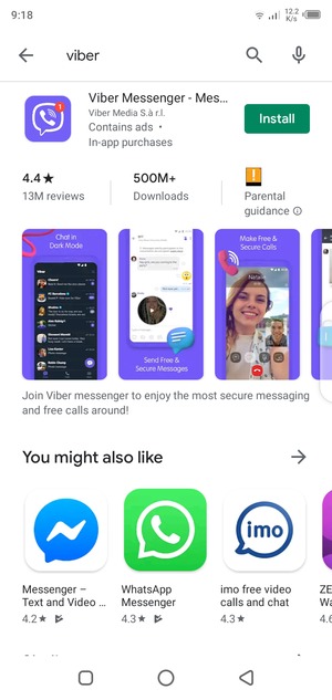 Select the app