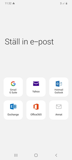 Välj Hotmail Outlook