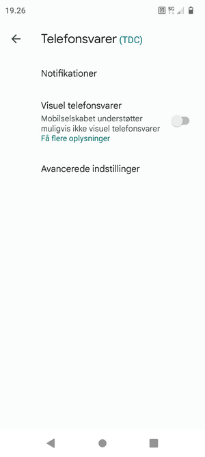 Vælg Avancerede indstillinger