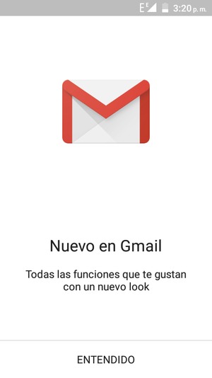 Seleccione ENTENDIDO