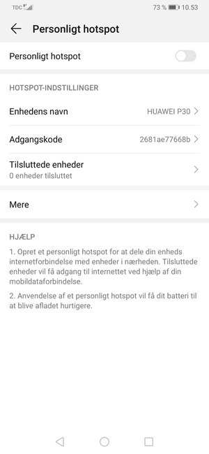 Vælg Adgangskode