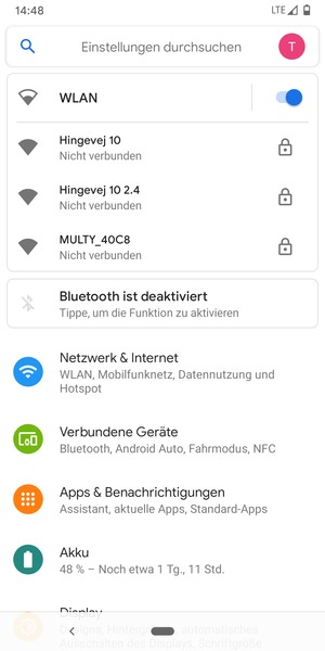Wählen Sie das Wireless-Netzwerk, zu dem Sie eine Verbindung herstellen möchten