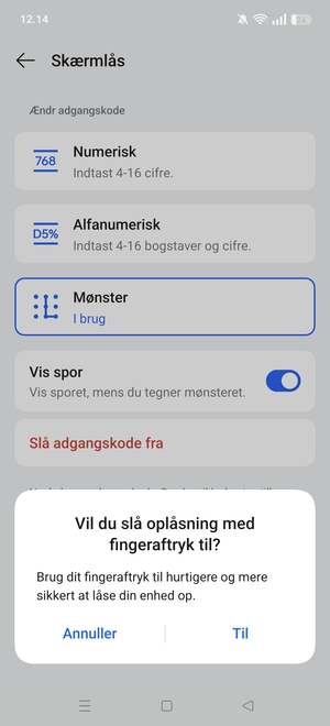 Vælg din foretrukne mulighed