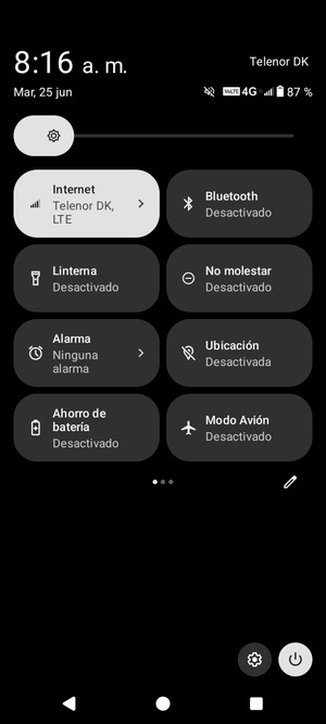 Seleccione Ahorro de batería
