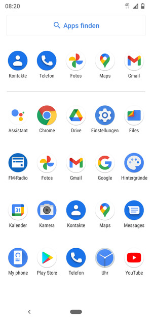 Wählen Sie Einstellungen