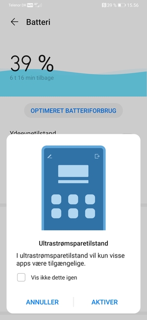 Vælg AKTIVER