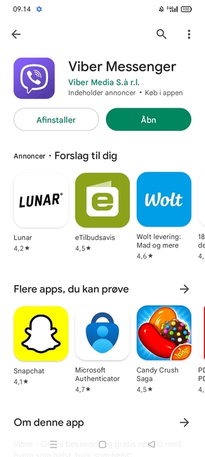 Vælg Åbn