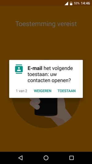 Selecteer TOESTAAN