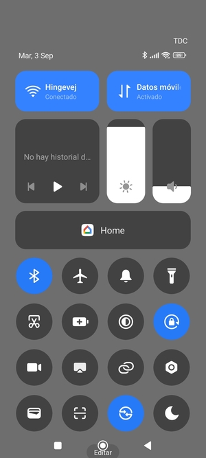 Desactive Wi-Fi y Bluetooth