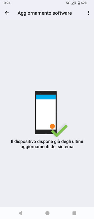 Seleziona il tasto Menu