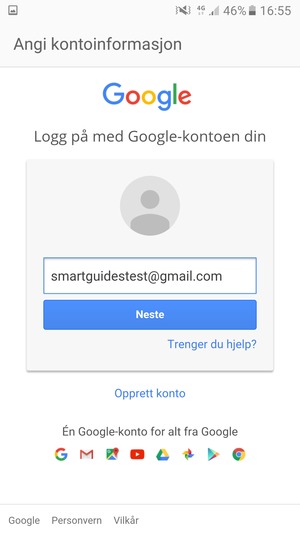 Velg Neste