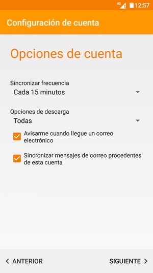 Seleccione SIGUIENTE