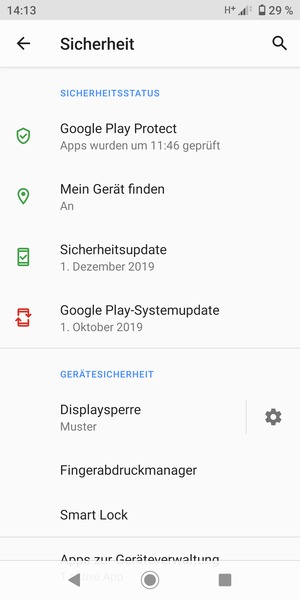 Ihr Handy ist jetzt mit einer Bildschirmsperre gesichert