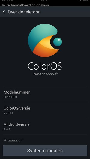 Selecteer Systeemupdates