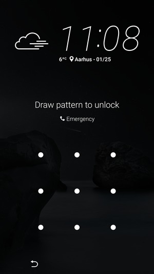 Your phone is now secure with a screen lock.