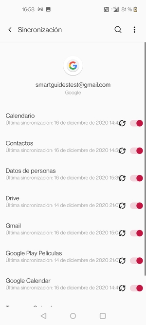 Sus contactos de Google se sincronizarán ahora a su teléfono