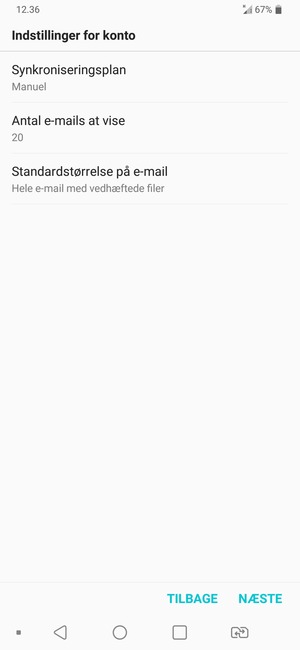 Vælg NÆSTE