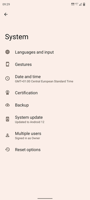 Select System update