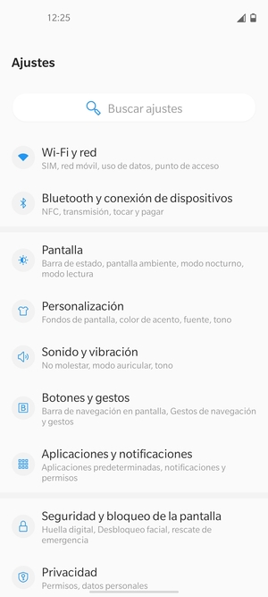 Seleccione Wi-Fi y red