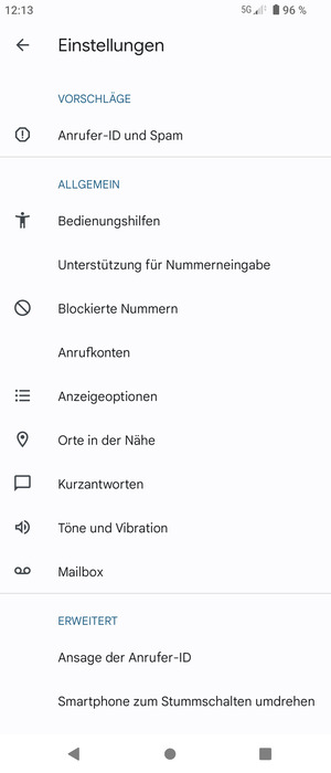 Wählen Sie Mailbox