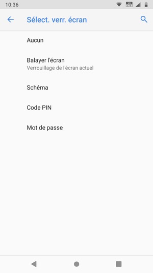 Sélectionnez Schéma