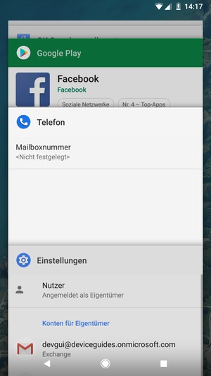 Apps nach rechts streifen, um sie zu schliessen