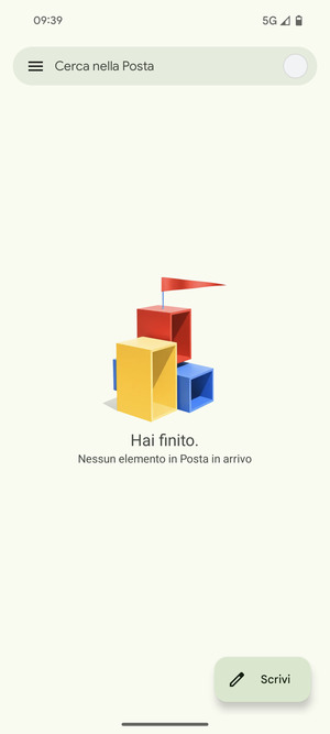 Il tuo account è pronto per l'uso