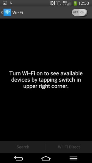 Turn on Wi-Fi