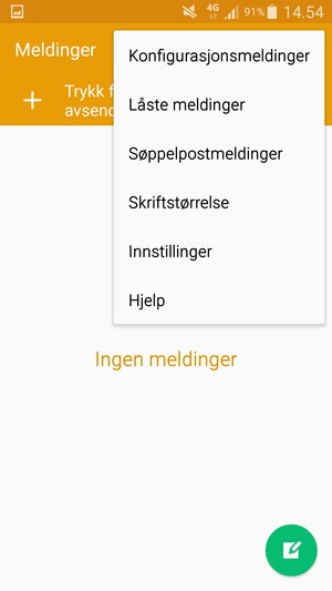 Velg Innstillinger