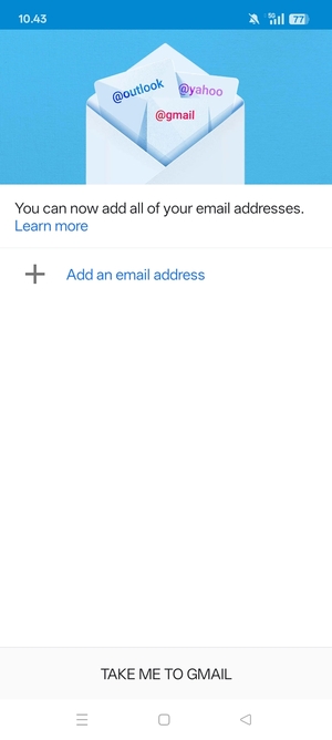 Select Add an email address