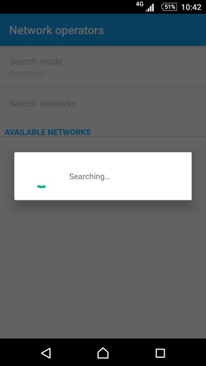 Wait for the search to finish