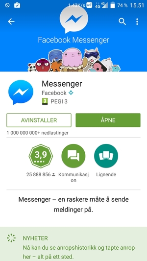 Velg ÅPNE