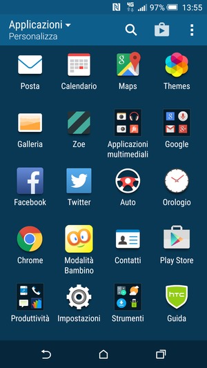 Seleziona Impostazioni
