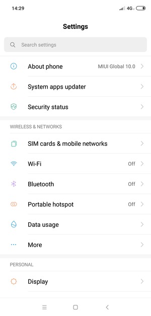 Select SIM cards & mobile networks