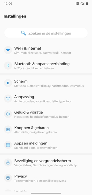 Selecteer Wi-Fi & internet