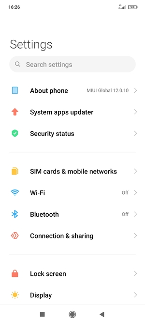 Select SIM cards & mobile networks