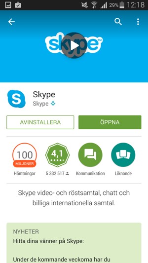 Välj ÖPPNA